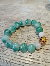 Braccialetto In Giada Elastico Energetico Boost, Pietre Naturali Bracciale donna