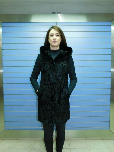 Gilet lusso pelliccia di - in,