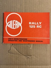 Gilera RC 125 Rally - Libretto