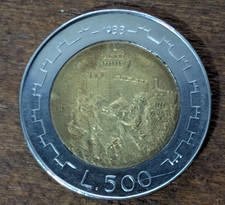 SAN MARINO - 500 LIRE  1988