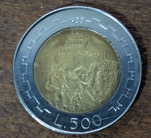 San marino 500 lire 1988 - san,