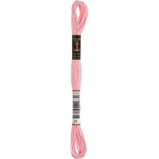 Anchor Torsione per ricamo 8m, rosa, cotone, colore 24, 6 fili