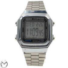 Orologio CASIO WR A178W allarme cronografo digitale acciaio unisex 300vv24