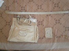 guess Borsa+cintura+portafoglio originiali pitonato