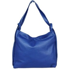 Borsa Donna a spalla in vera pelle trasformabile in zaino BC7077- 15 colori