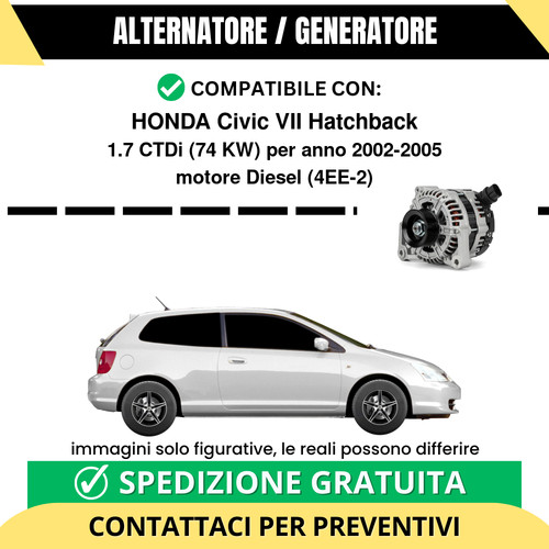 Alternatore honda civic - alternatore,