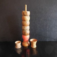 8 Portauova Legno Ulivo