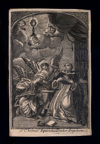Santino incisione 1700 - santino,