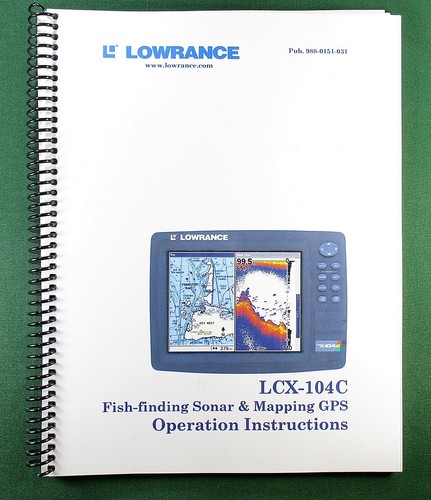Lowrance lcx 104c instruction - lcx-104c,