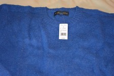 Maglione blu girocollo Brooks