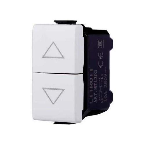 Pulsante doppio 1p no - 1p, +