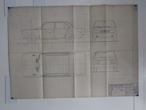 Fiat 131 5 complessivo - 131, cb.4l.5