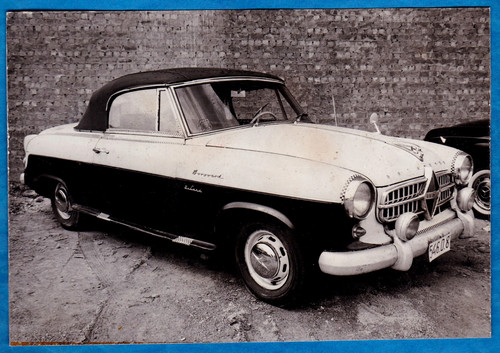 Foto epoca rara - foto, borgward