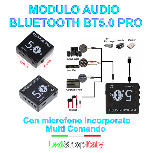 Modulo audio bt5 pro - audio,