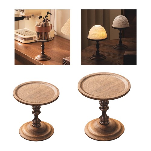 Portacandele rotondo legno - in,