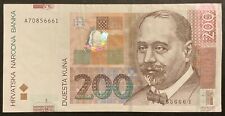 200 KUNA 2002 HRVATSKA BANKA 200 KUNA CROAZIA CARTAMONETA BANCONOTA