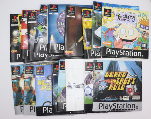 Inserti manuali playstation - inserti,