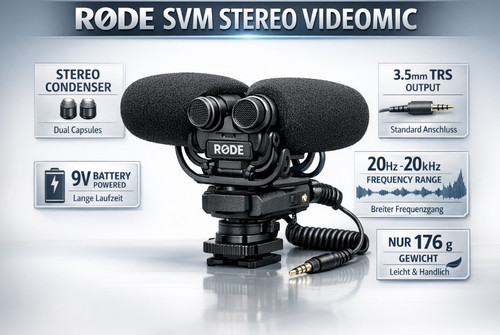 Rode svm microfono direzionale - svm,
