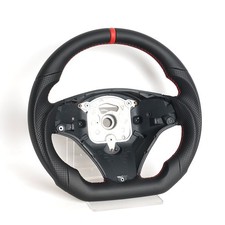 Volante piatto in pelle per