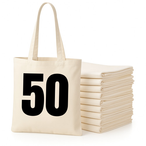 Pezzi borse cotone - 50, in