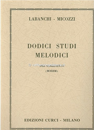 Curci dodici studi melodici