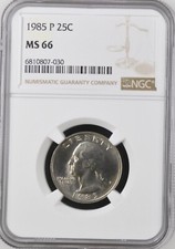 1985-P 25C Washington quarto