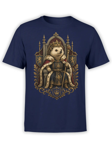 Maglietta royal hedgehog king - maglietta,