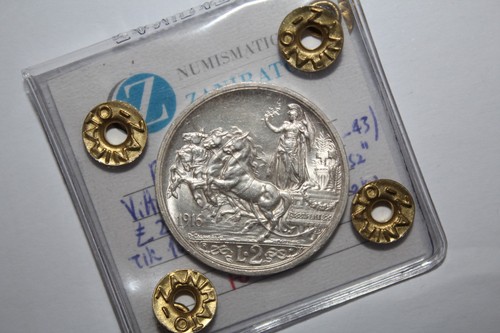 Lire 1916 quadriga briosa - lire, briosa"