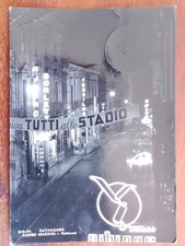 CATANZARO CORSO MAZZINI NOTTURNO - STRISCIONE TUTTI ALLO STADIO CALCIO - 1957