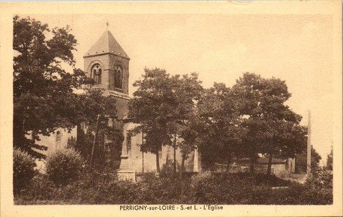 Perrigny sur loire carte - 71,