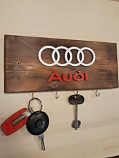 Audi portachiavi in legno da