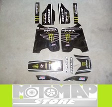 KIT ADESIVI GRAFICHE MONSTER HONDA CR 250 R 90 91 CR 125 R 91 92 5 DECIMI