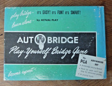 AutoBridge Play Yourself Bridge Game Ponte a quattro mani Charles H Goren 1950