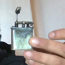 Accendino Vintage Trench Lighter Anni 50–60 – Da Restaurare – Metallo Originale