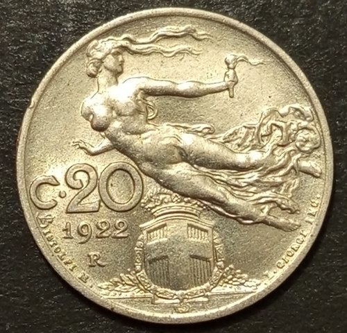 Centesimi lire 1922 fdc - 20,
