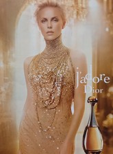 Pubblicità Ritaglio Italian 2012 Profumo DIOR J'adore Charlize Theron