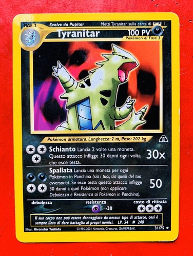Lotto carte pokemon - pokemon, tyranitar