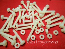 20 pezzi vite bullone 3MA plastica poliamide misure varie