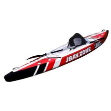 V Shape Kayak Canoa Gonfiabile 1 Posto Remo Pagaia da Pesca Mare Pompa Sacca