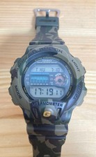 Orologio Casio G SHOCK DW 6100 Camouflage Vintage Thermo Data Feature Limited