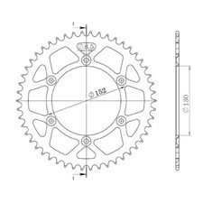 Corona in alluminio 48 denti