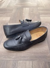 berwick 1707 mocassino da uomo taglia 40 scarpe con nappine in pelle cuoio