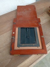 Porta Lastra Pellicola 5X7", 13X18CM W/ ONE 9X12 In Legno Inizio 900