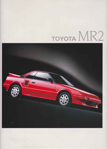 Catalogue brochure toyota mr2 - brochure,