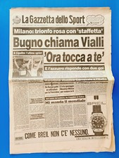 GAZZETTA DELLO SPORT 7 GIUGNO 1990 ITALIA 90-BUGNO GIRO D'ITALIA-MARADONA-HAGI