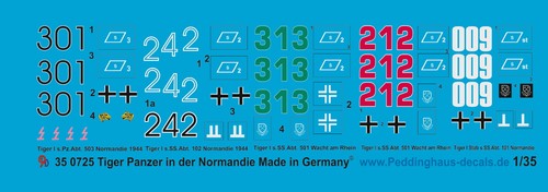 Peddinghaus decals 0725 - 1/35,