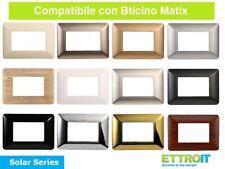 Placche Placca compatibili Bticino Matix 2 3 4 6 Posti  Moduli Vari Colori