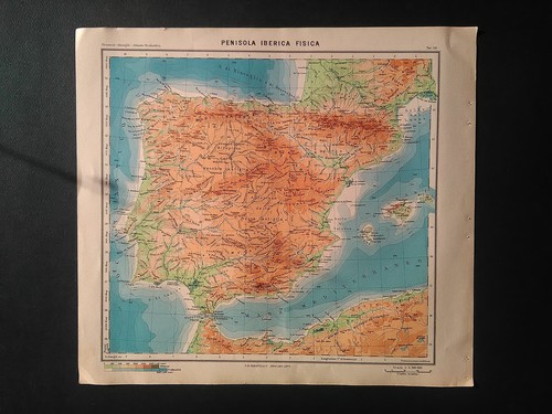 Penisola iberica fisica - penisola,