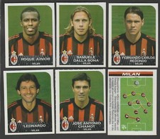 6 FIGURINE CALCIATORI PANINI