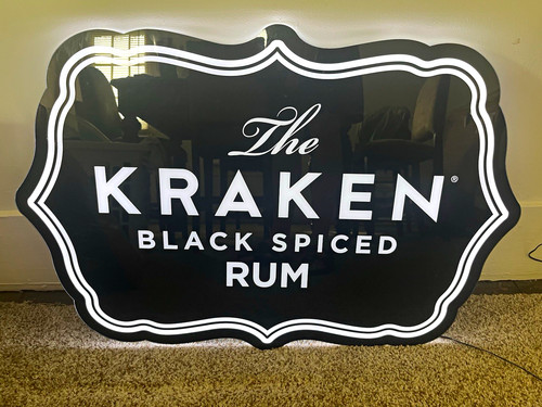 Kraken insegna barra led - insegna,